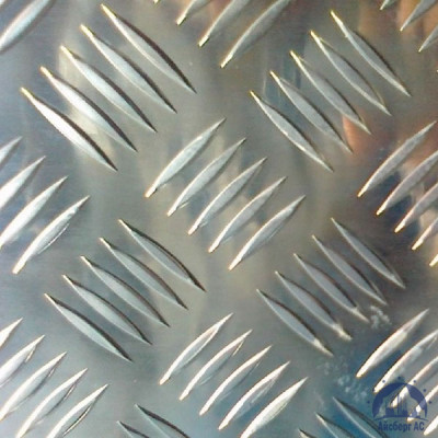 Лист алюминиевый рифленый 2х1500х3000 мм квинтет