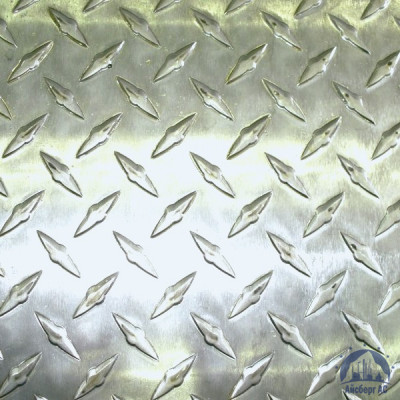 Рифлёный алюминиевый лист "Чечевица" 1,5х1500х3000 мм АМГ2НР купить в Екатеринбурге