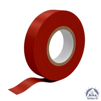 Лента изоляционная ПВХ (Полимерпак) 15 мм красная