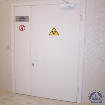 Рентгенозащитная алюминиевая дверь 1070х2080-1 мм купить в Екатеринбурге
